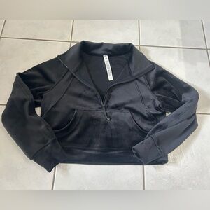 Lululemon Athletica Black Velvet Hoodie